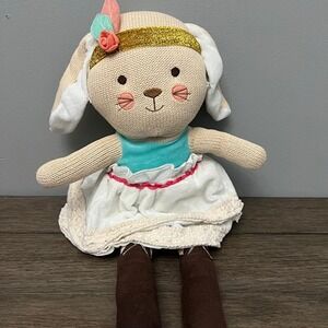 LEVTEX Baby Ruby The Boho Collection‎ Bunny Rabbit Plush 18"